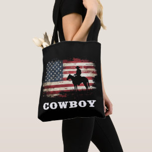 Bolso De Tela Campeones del Oeste Rodeo Rodeo Sur de Cowboy