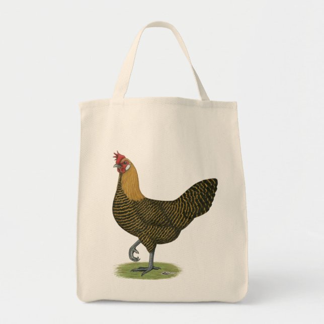 Bolso De Tela Campine:  Gallina de oro (Frente)