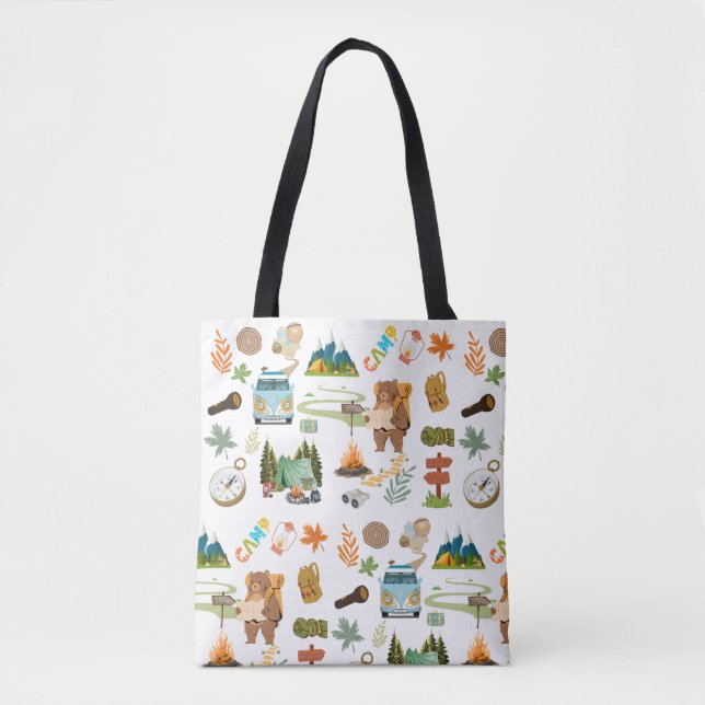 Bolso De Tela  camping  (Anverso)