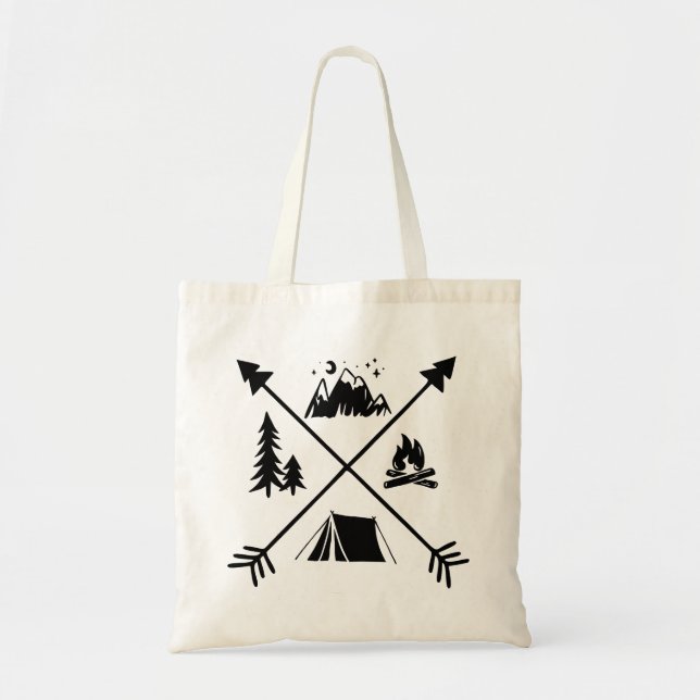 Bolso De Tela Camping Adventure (Frente)