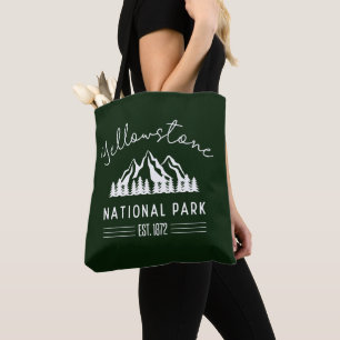 Bolso De Tela Camping de senderismo en el Parque Nacional Yellow