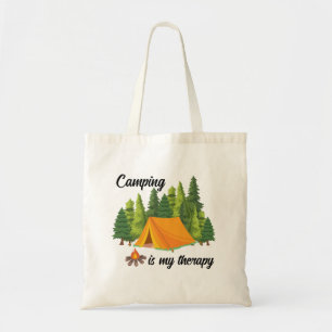 Bolso De Tela Camping es mi verano de terapia