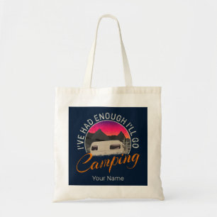 Bolso De Tela Camping O Motohome Vintage Design Para Vacaciones