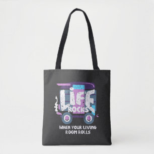 Bolso De Tela Camping - Rocas de vida