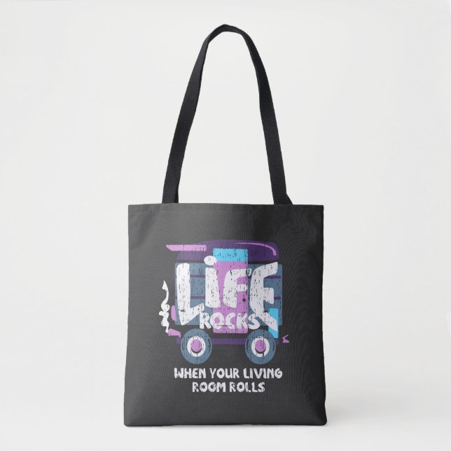 Bolso De Tela Camping - Rocas de vida (Anverso)
