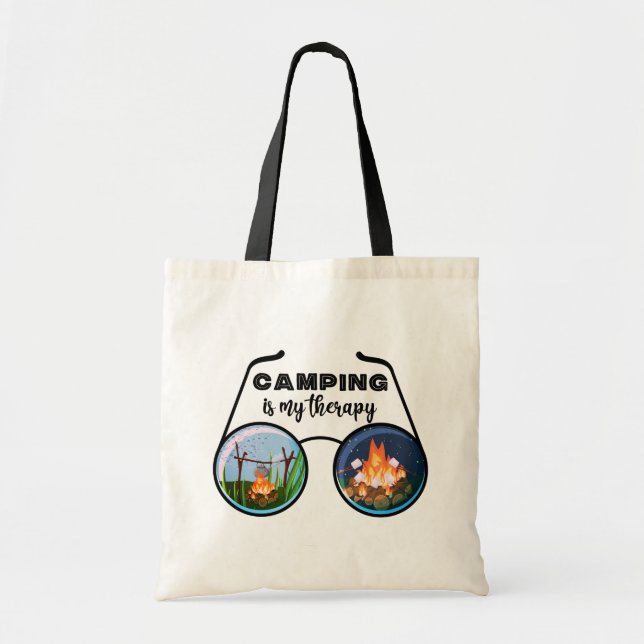Bolso De Tela Camping Tote Bag (Frente)