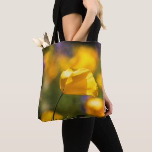 Bolso De Tela Campo de baile de los amapolas