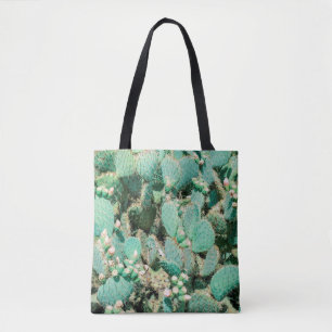 Bolso De Tela Campo de cactus, cactus espinosos, columna cactus