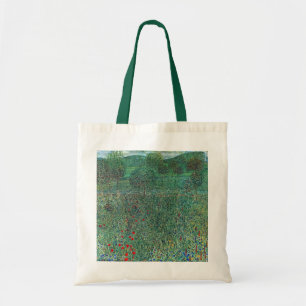 Bolso De Tela Campo de flores en Litzlberg Klimt, paisaje vintag