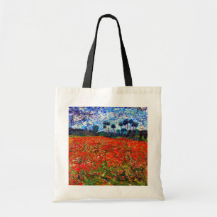 Bolso De Tela Campo de flores rojas, Van Gogh