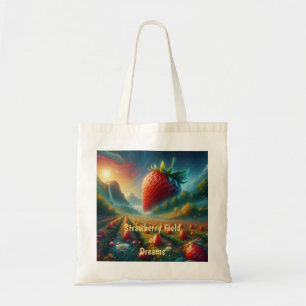 Bolso De Tela Campo de fresa de sueños