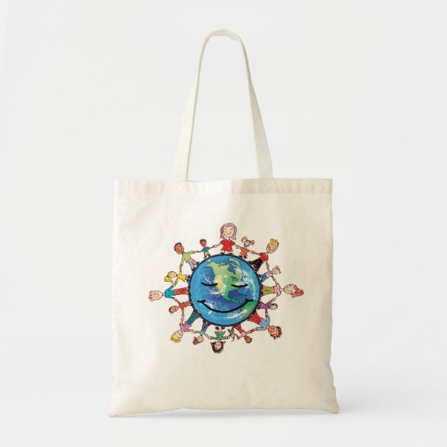 Bolso De Tela Campo de fuerza para el buen tote (Frente)
