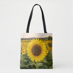 Bolso De Tela Campo de girasoles