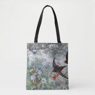 Bolso De Tela Campo de golosinas y flores, Bruno Liljefors
