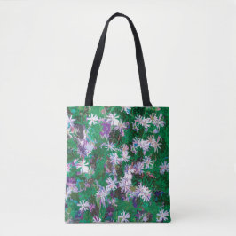 Bolso De Tela Campo de maricas sobre un fondo verde