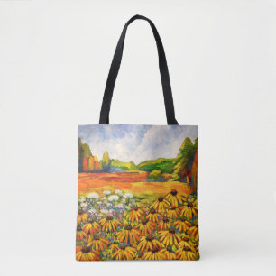 Bolso De Tela Campo de Susan Ojada Negra