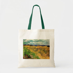 Bolso De Tela Campo de trigo con acianos de Vincent van Gogh