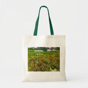 Bolso De Tela Campo de trigo en Auvers de Vincent van Gogh