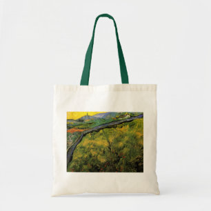 Bolso De Tela Campo de trigo en primavera, amanecer de Vincent v