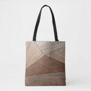 Bolso De Tela Campo marrón