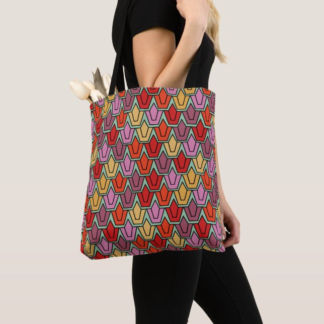 Bolso De Tela Campo Tulip mixto (Detalle)