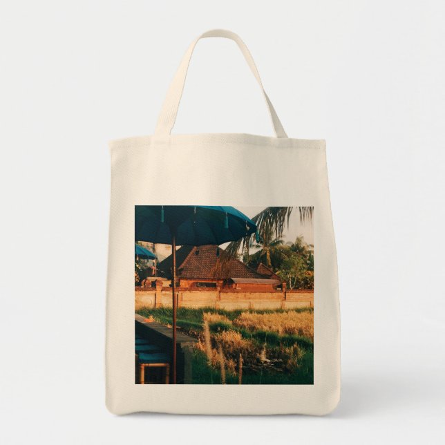 Bolso De Tela Campos de Bali (Frente)