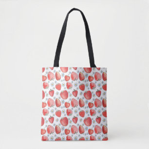 Bolso De Tela Campos de fresa: Frescura de verano