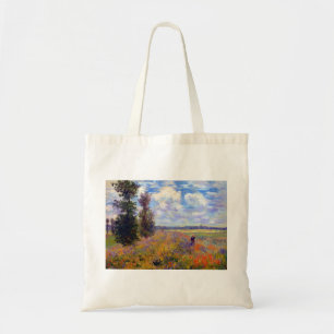 Bolso De Tela Campos de la amapola de Claude Monet cerca de Arge