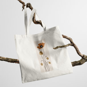 Bolso De Tela Campos de otoño silenciados y silenciosos