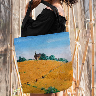 Bolso De Tela Campos de verano