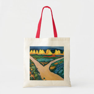 Bolso De Tela Campos de Verduras de August Macke, Arte Antiguo F