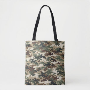 Bolso De Tela Camuflaje