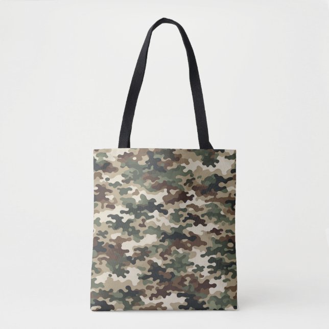 Bolso De Tela Camuflaje (Anverso)