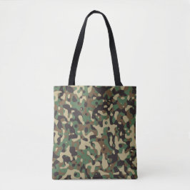 Bolso De Tela Camuflaje beige, marrón bronceado, verde, gris osc