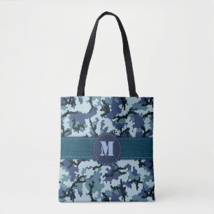 Bolso De Tela Camuflaje de marina