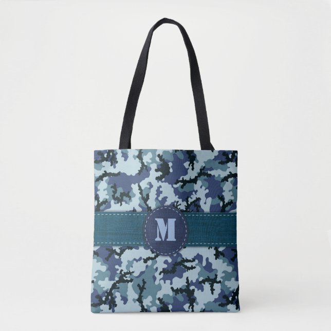 Bolso De Tela Camuflaje de marina (Anverso)