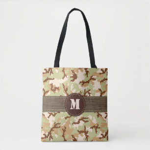 Bolso De Tela Camuflaje del desierto