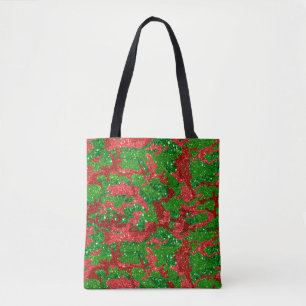 Bolso De Tela Camuflaje Purpurina Haus Of Camo Xmas