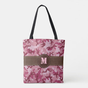 Bolso De Tela Camuflaje rosa