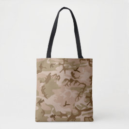 Bolso De Tela Camuflaje Verde Marrón Beige Desierto
