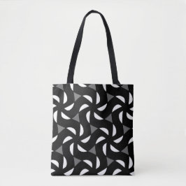 Bolso De Tela Caña negra