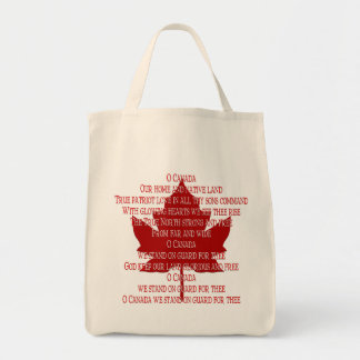 Bolso De Tela Canadá amigable con el medio ambiente rompe himno 