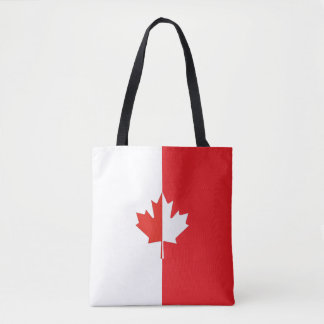 Bolso De Tela Canada Day Maple Leaf Red & White