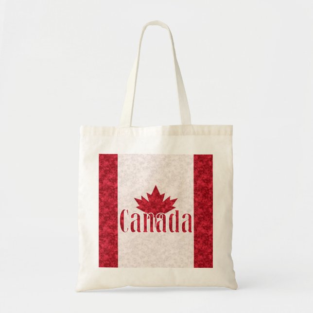Bolso De Tela Canadá, ducha de bandera (Frente)
