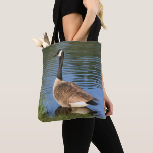 Bolso De Tela Canadá Goose In Water Oil Pinting
