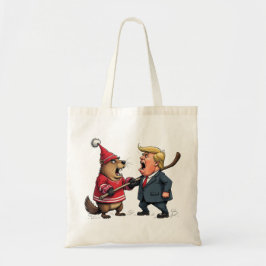 Bolso De Tela Canadá luchando contra Trump