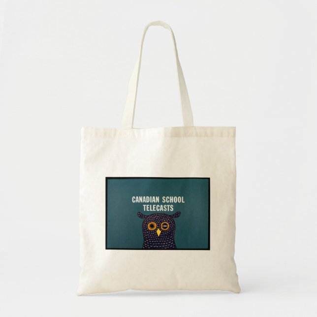 Bolso De Tela Canadian School Telecasts (Frente)