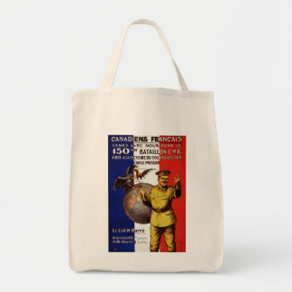 Bolso De Tela Canadiens Francais