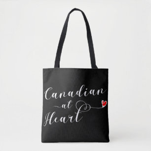 Bolso De Tela Canadiense At Heart Grocery Bag, Canadá