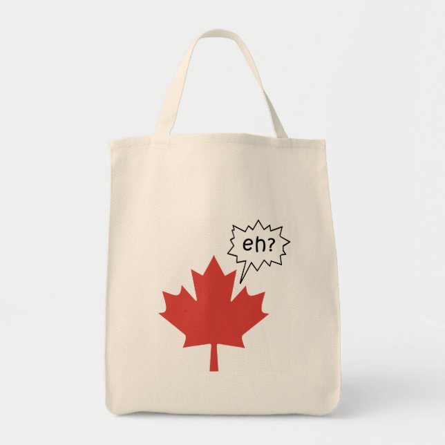 Bolso De Tela Canadiense divertido (Frente)